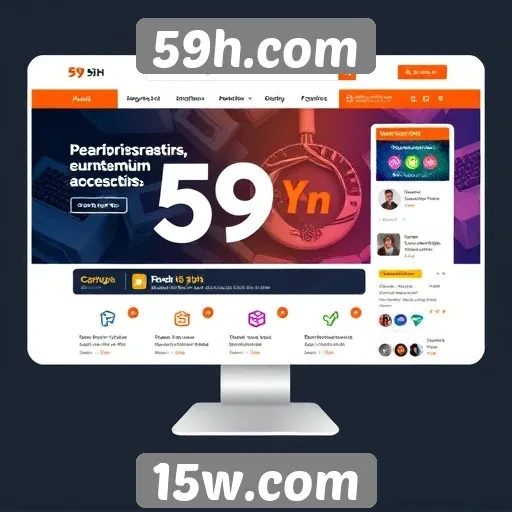 Análise da interface do usuário do site 59h.com
